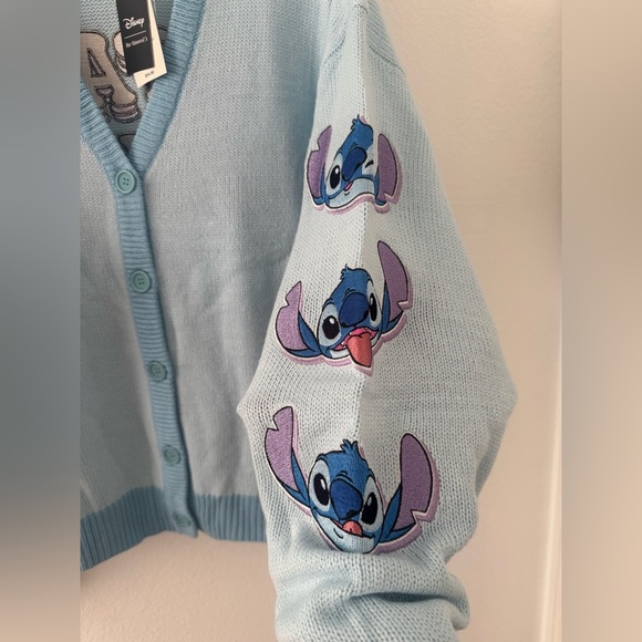 Her Universe Disney Lilo & Stitch Stay Weird Skimmer Cardigan NWT Size Large - Picture 5 of 13